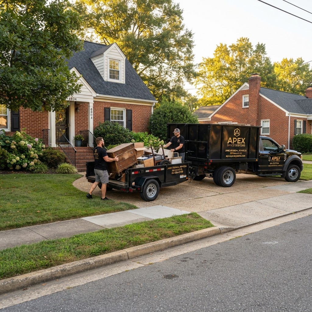 How Much Does Junk Removal Cost in Richmond VA? (2026 Honest Pricing Guide) — Apex Space Systems blog