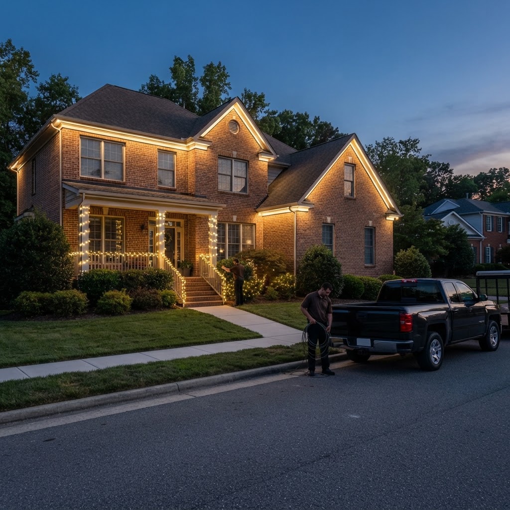 Permanent vs Temporary Holiday Lighting: What's Best for Chesterfield, VA Homes? — Apex Space Systems blog