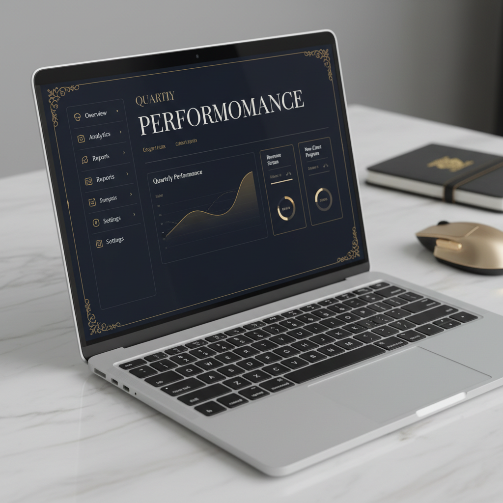 Célèste Signature — luxury design interface
