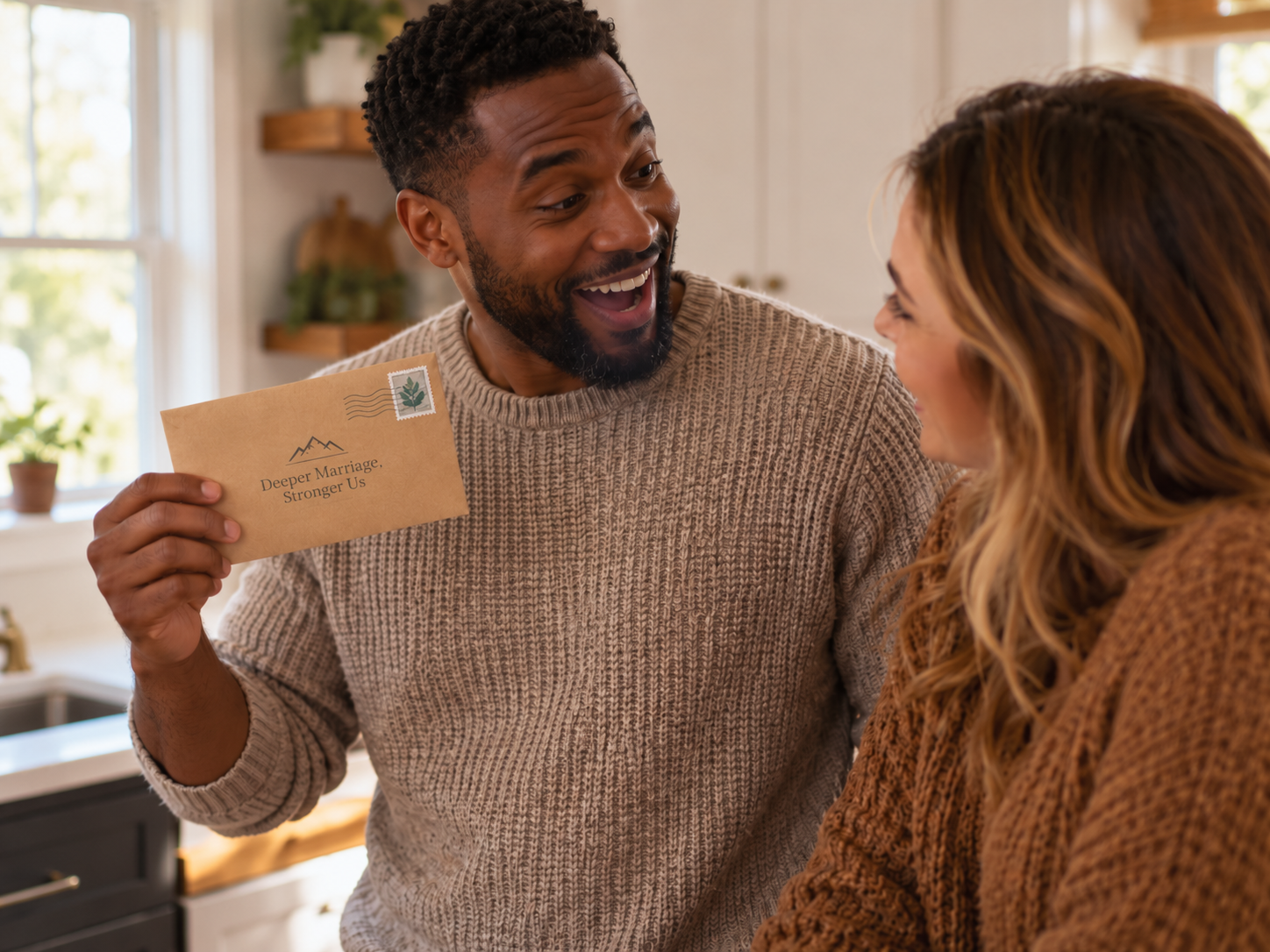 The Deeper Marriage, Stronger Us envelope
