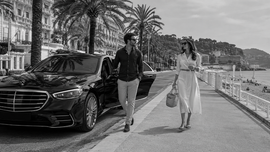 Nice Private Chauffeur Service Private chauffeur service in Nice with a premium Mercedes vehicle