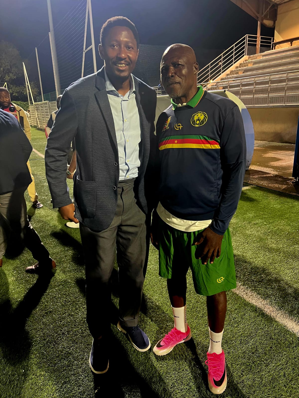 Avec les Lions Indomptables