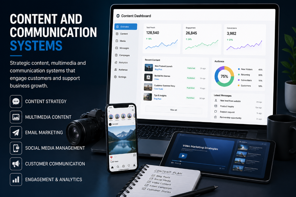 CONTENT AND COMMUNICATION SYSTEMS