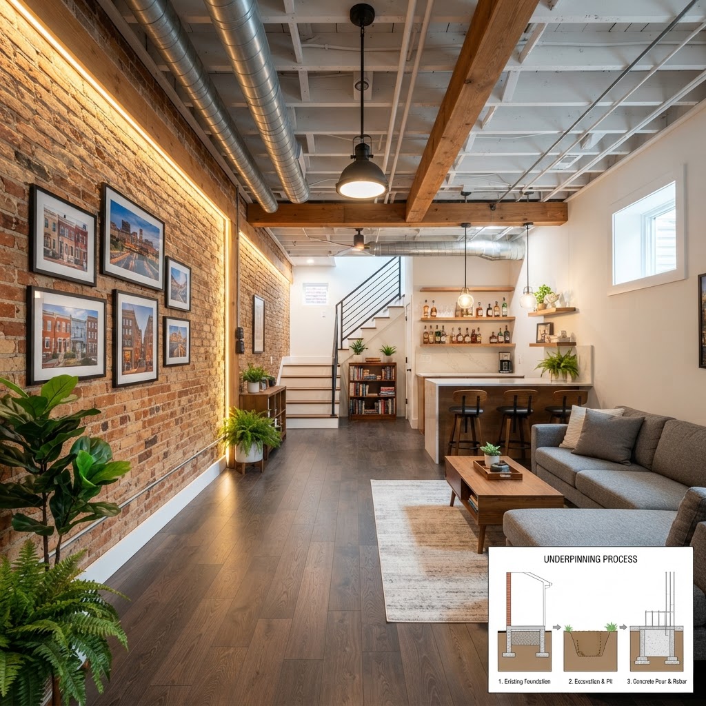 Baltimore Rowhome Underpinning: The Deep Dive Guide