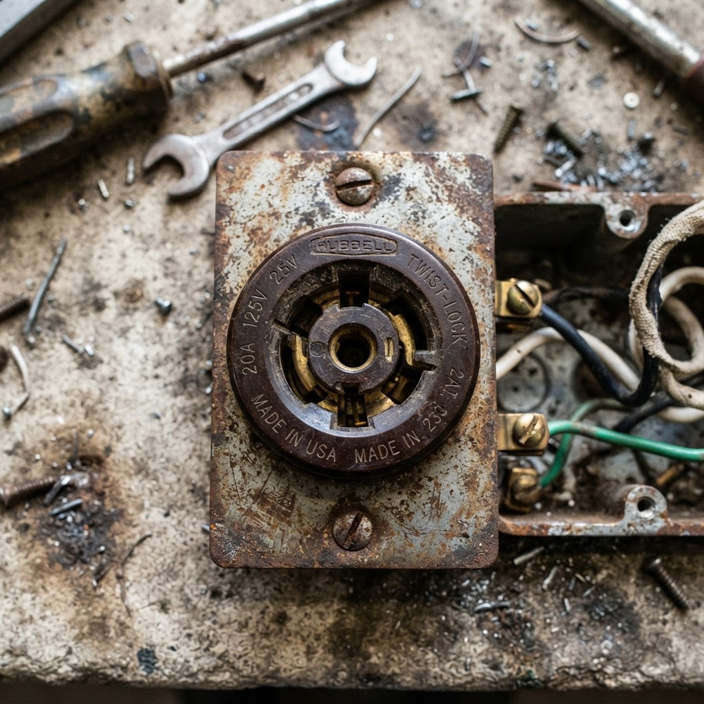 Obsolete Hubbell Twist-Lock Receptacle Replacement Guide