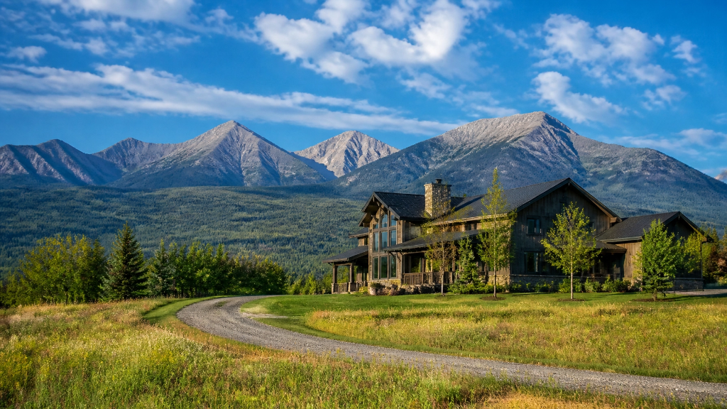 Luxury Montana home with mountain views and sprawling property