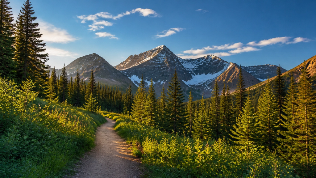 Montana mountain trail
