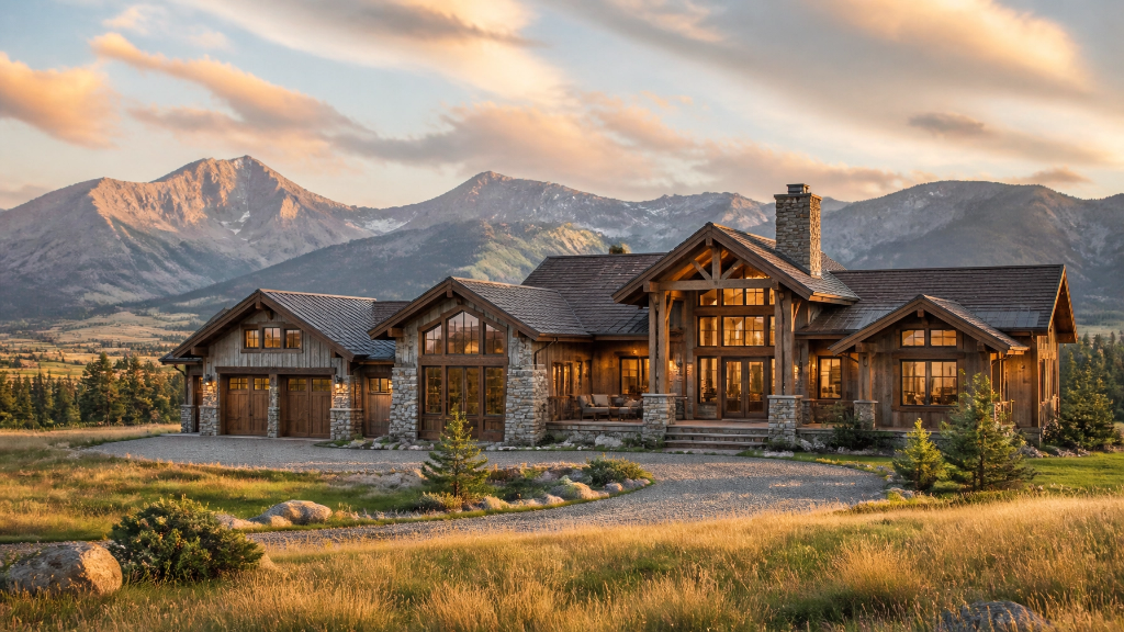 Montana luxury mountain home