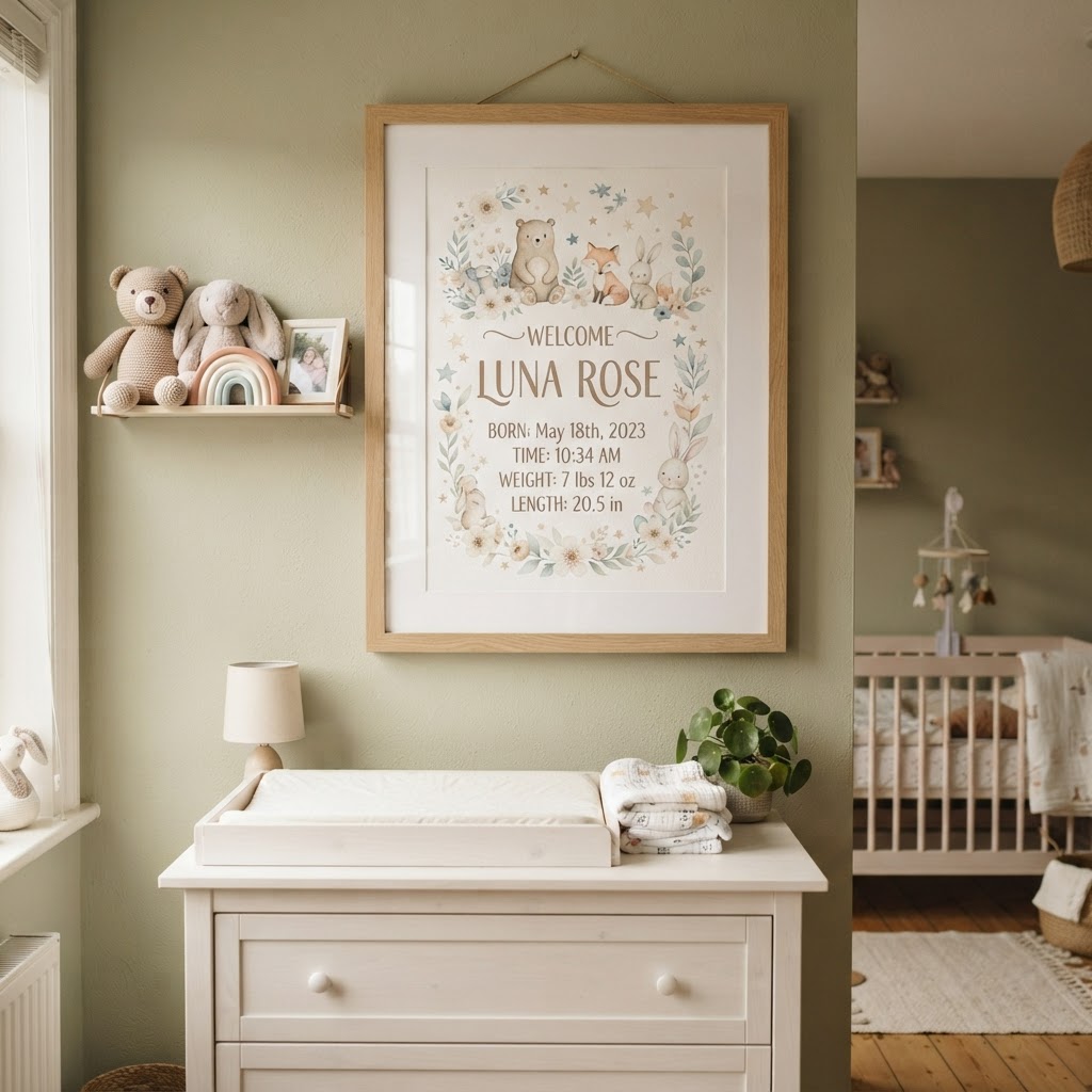 Affiche de naissance