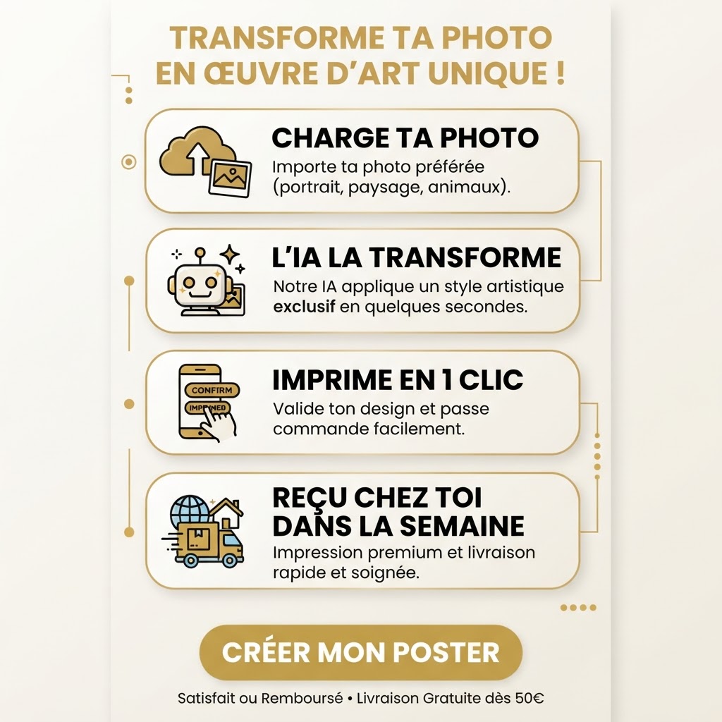 Story — Les 4 étapes verticales + CTA