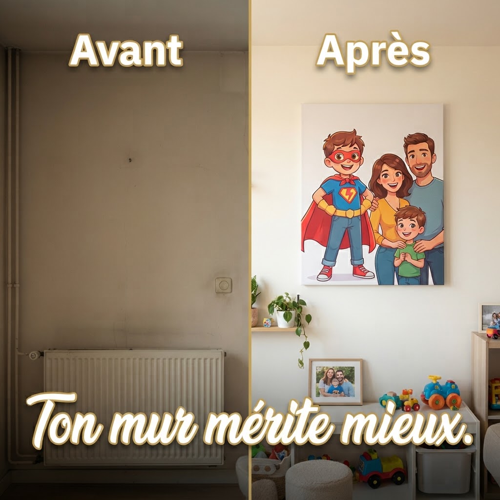 Avant / Après — Ton mur mérite mieux