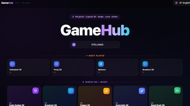 GAMEHUB template preview