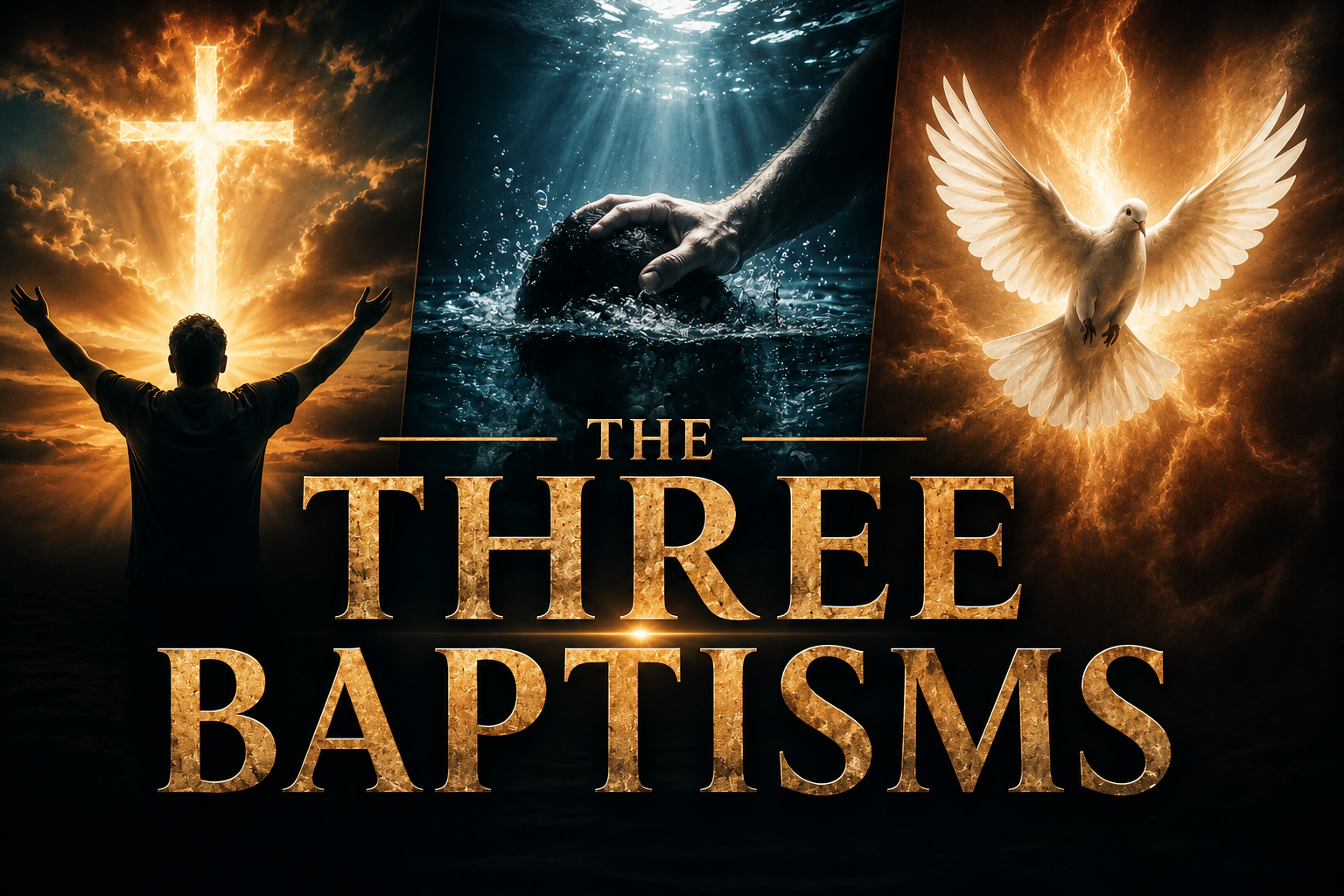The Three Baptisms: Into Christ, In Water, In the Spirit