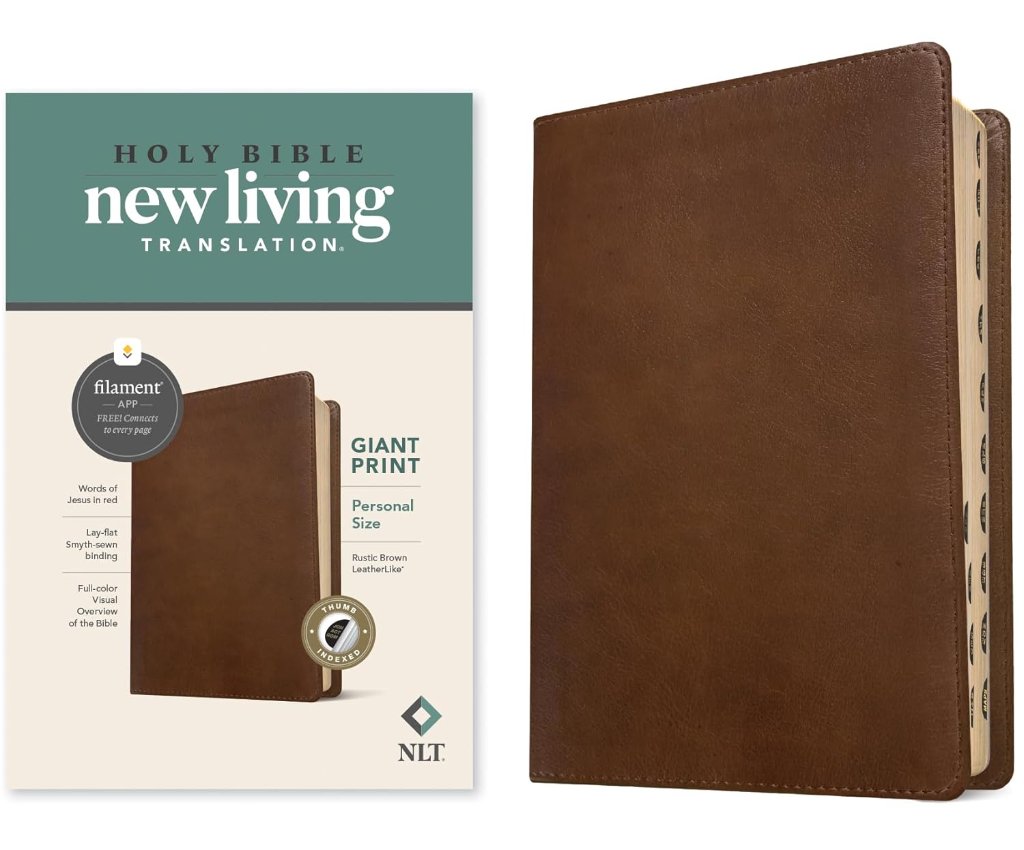 NLT Filament Bible - Giant Print Personal Size