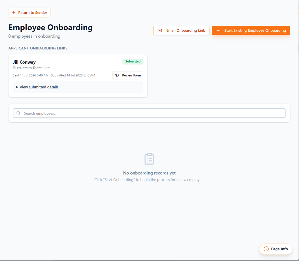 Employee Onboarding