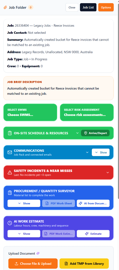 Job Folder review
