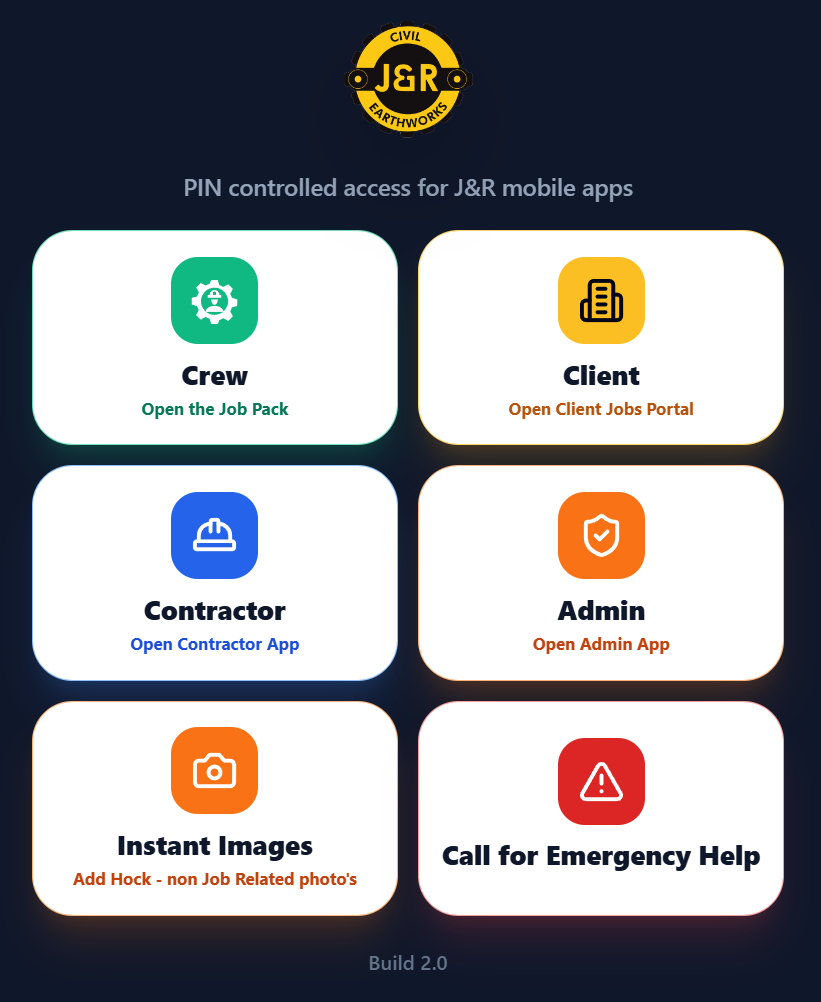 Mobile app start menu