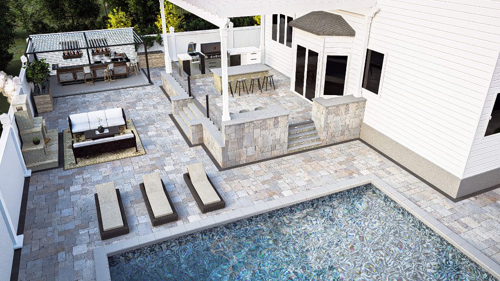 Entertainer's Stone Terrace
