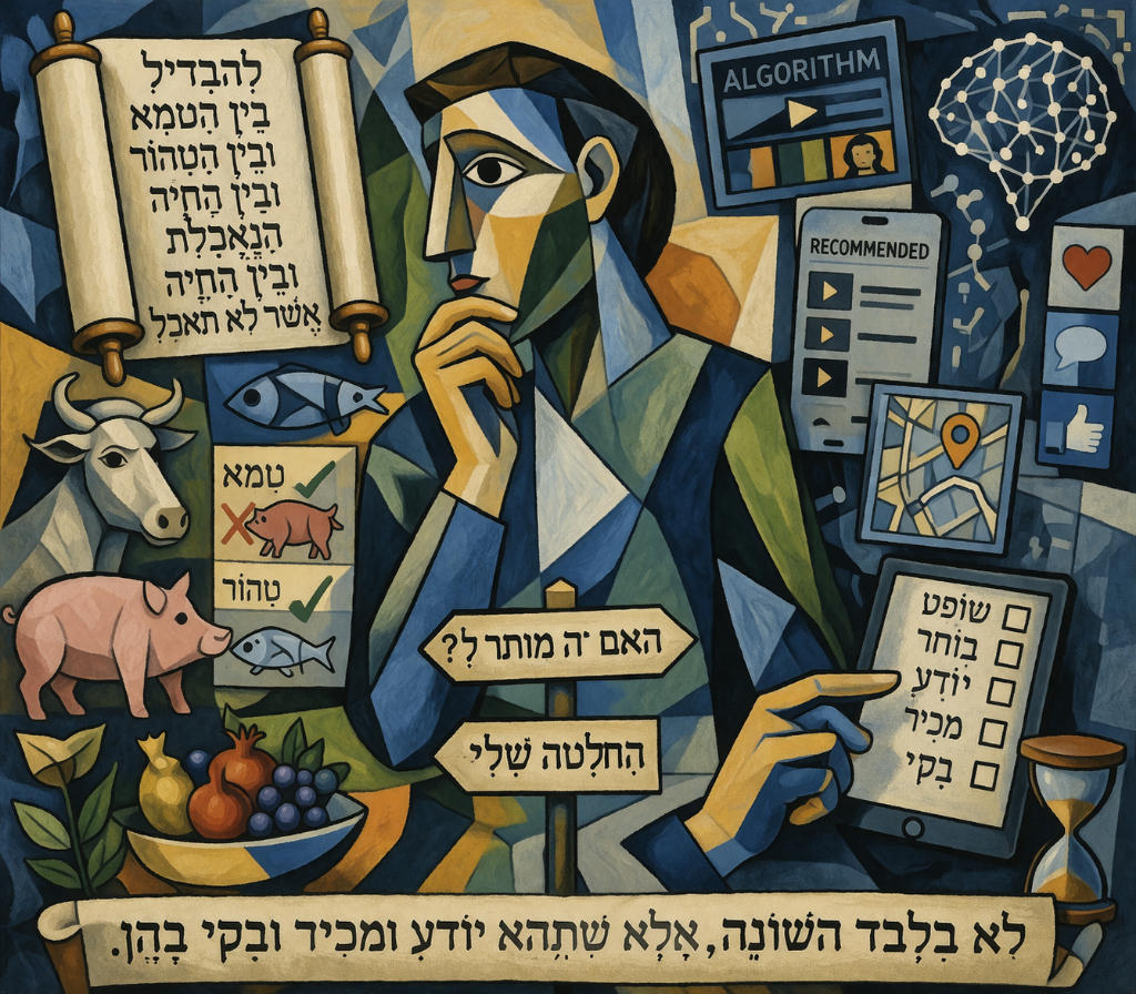 The Law of Distinction for the Digital Generation - הלכה וטכנולוגיה | Torat HaCode