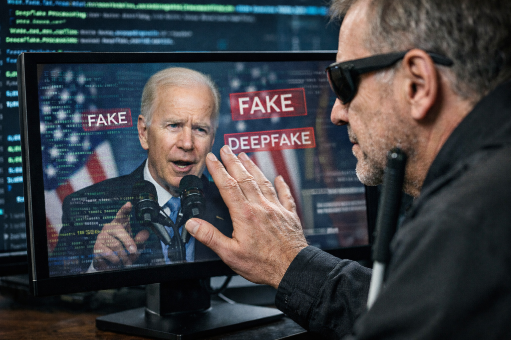 ולפני עיוור לא תתן מכשול - deepfake ובינה מלאכותית
