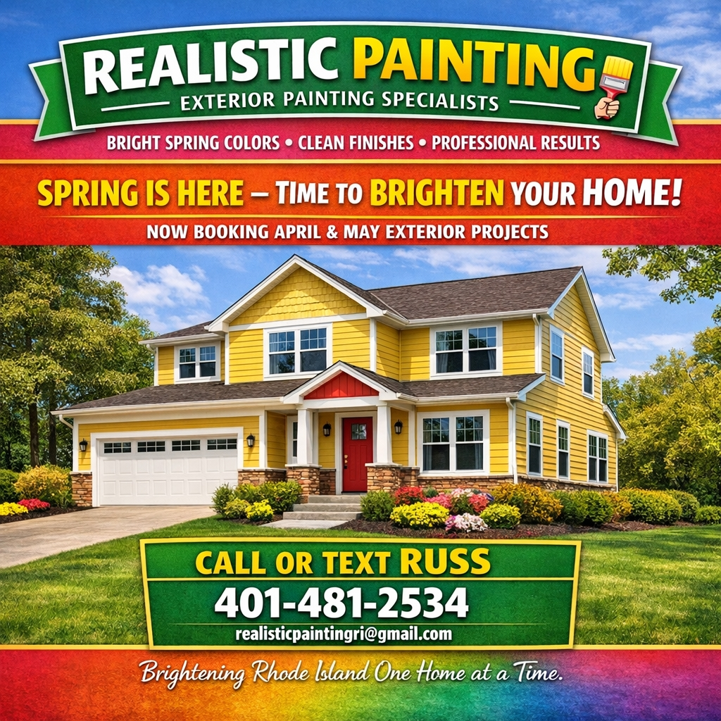 🎨 Please Welcome Our Newest Platinum Sponsor: Realistic Painting — Warwick, RI