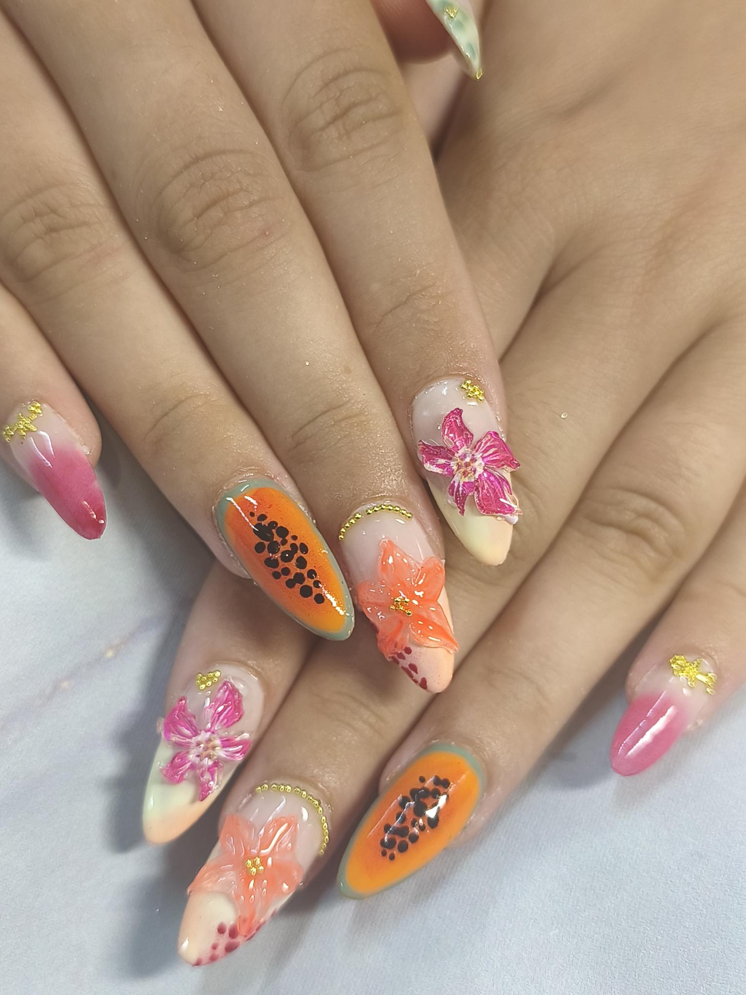 Nail art Lovadia Brassac-les-Mines - Réalisation 1