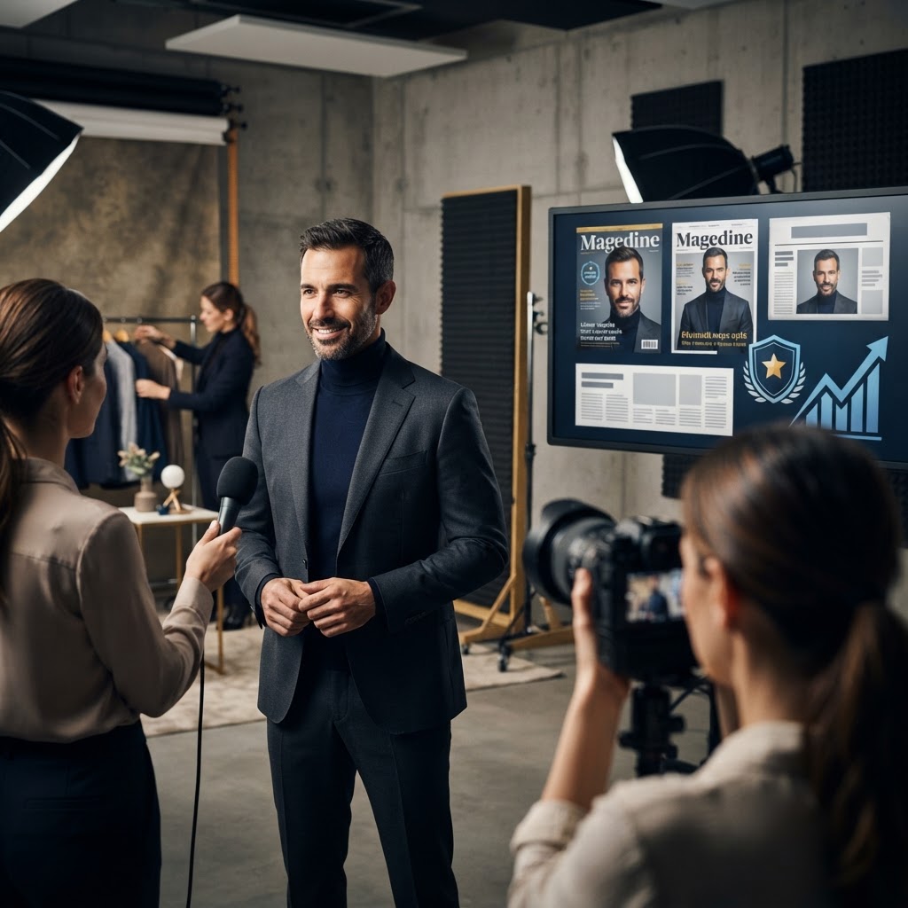 Escena profesional de Marca personal