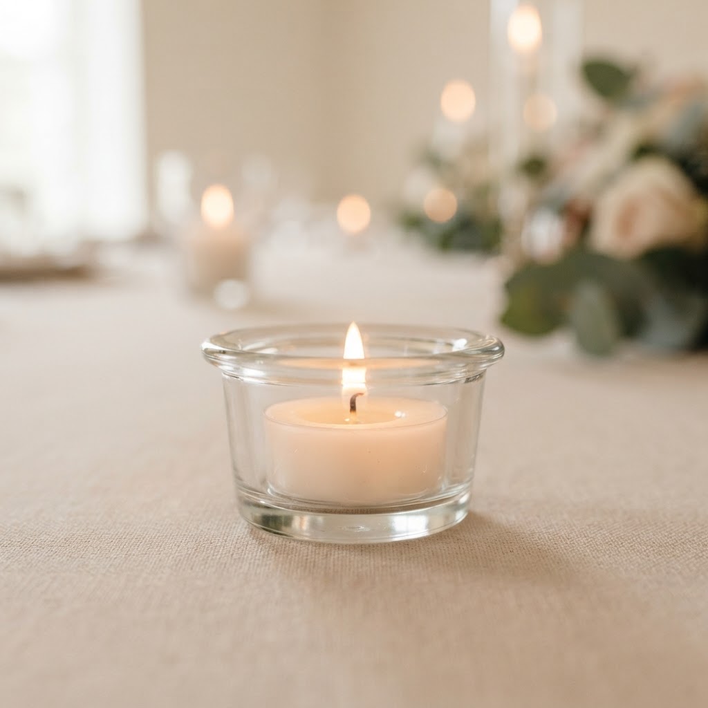 Tea Light Candle with Holder