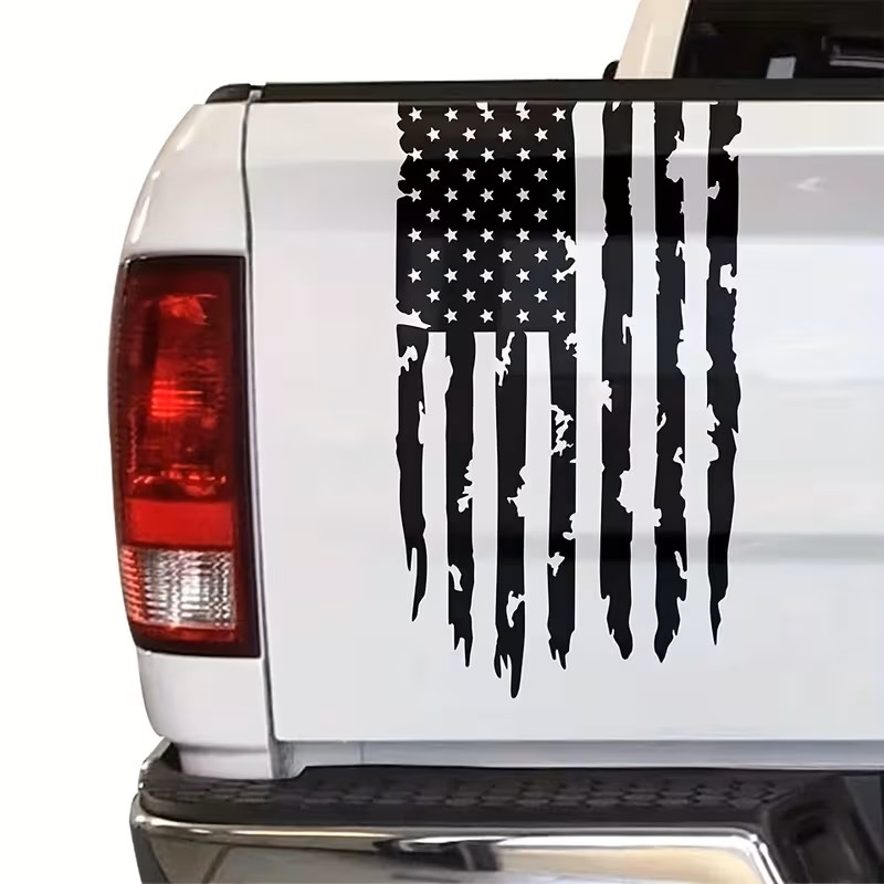 Destressed Flag Decal