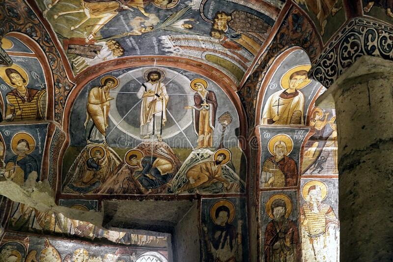 Byzantine frescoes — Cappadocia cave church