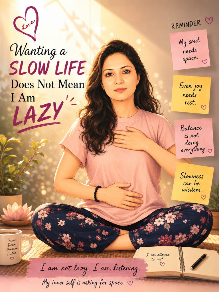 Wanting a Slow Life Does Not Mean I Am Lazy
