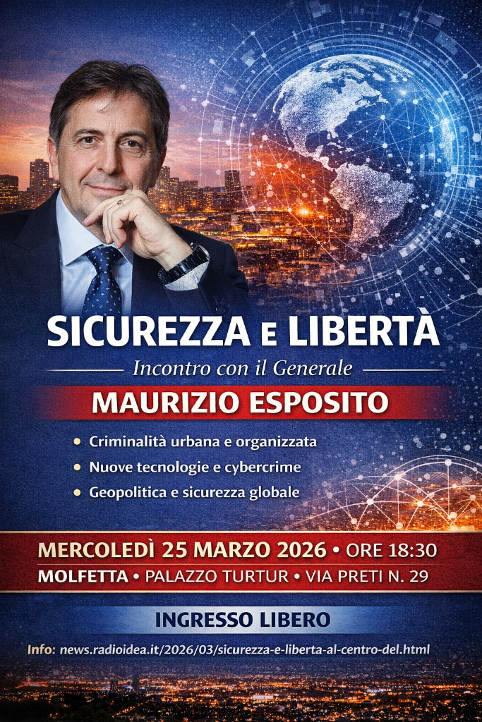 Sicurezza e libertà al centro del dibattito: incontro con il Generale Maurizio Esposito