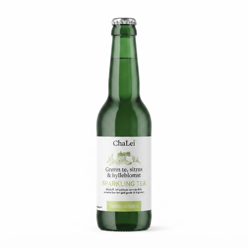 Grønn te, sitrus & hylleblomst 0,33l