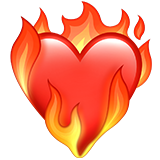 DiscreteVibes flaming heart logo