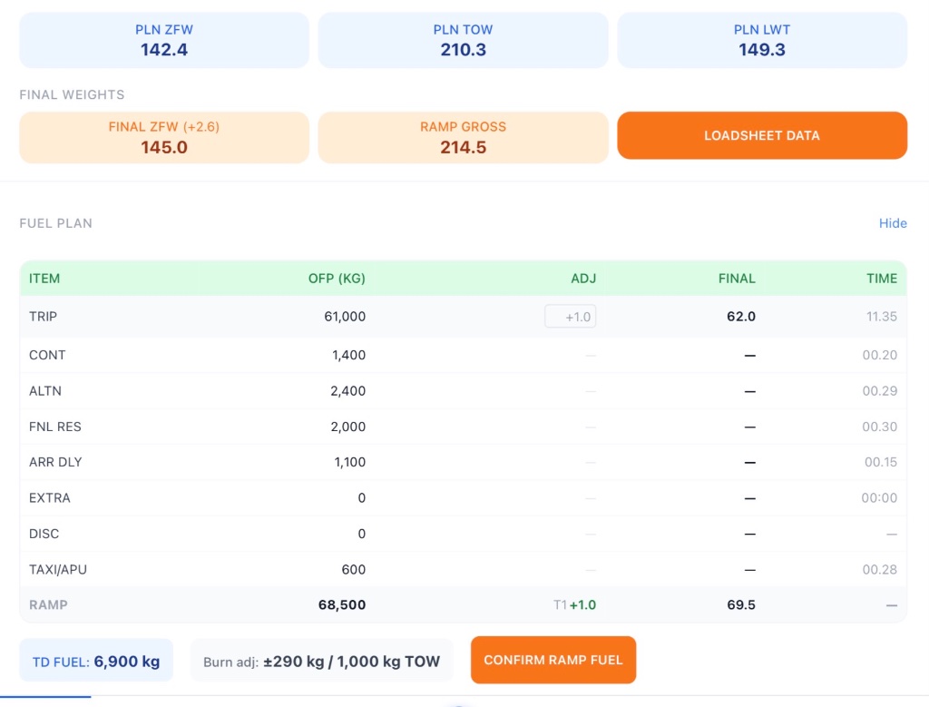 Fuel Planning
