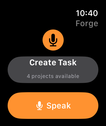 ForgeFinancials on Apple Watch
