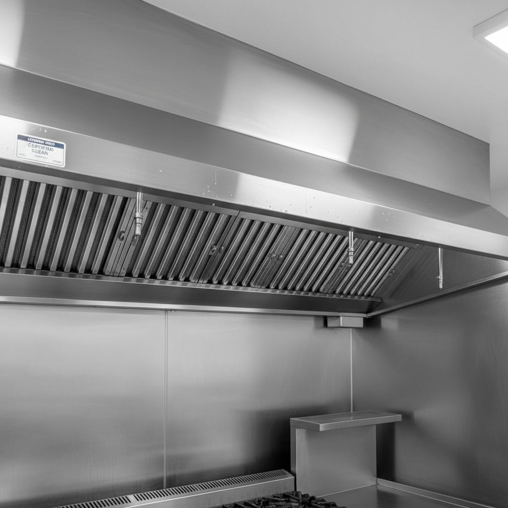 Kitchen Hood Cleaning after