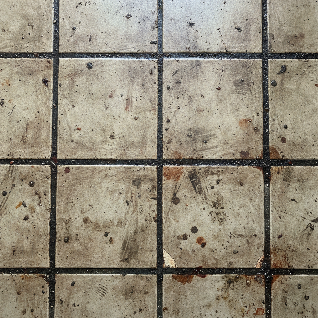 Ceramic Tile & Grout Cleaning before