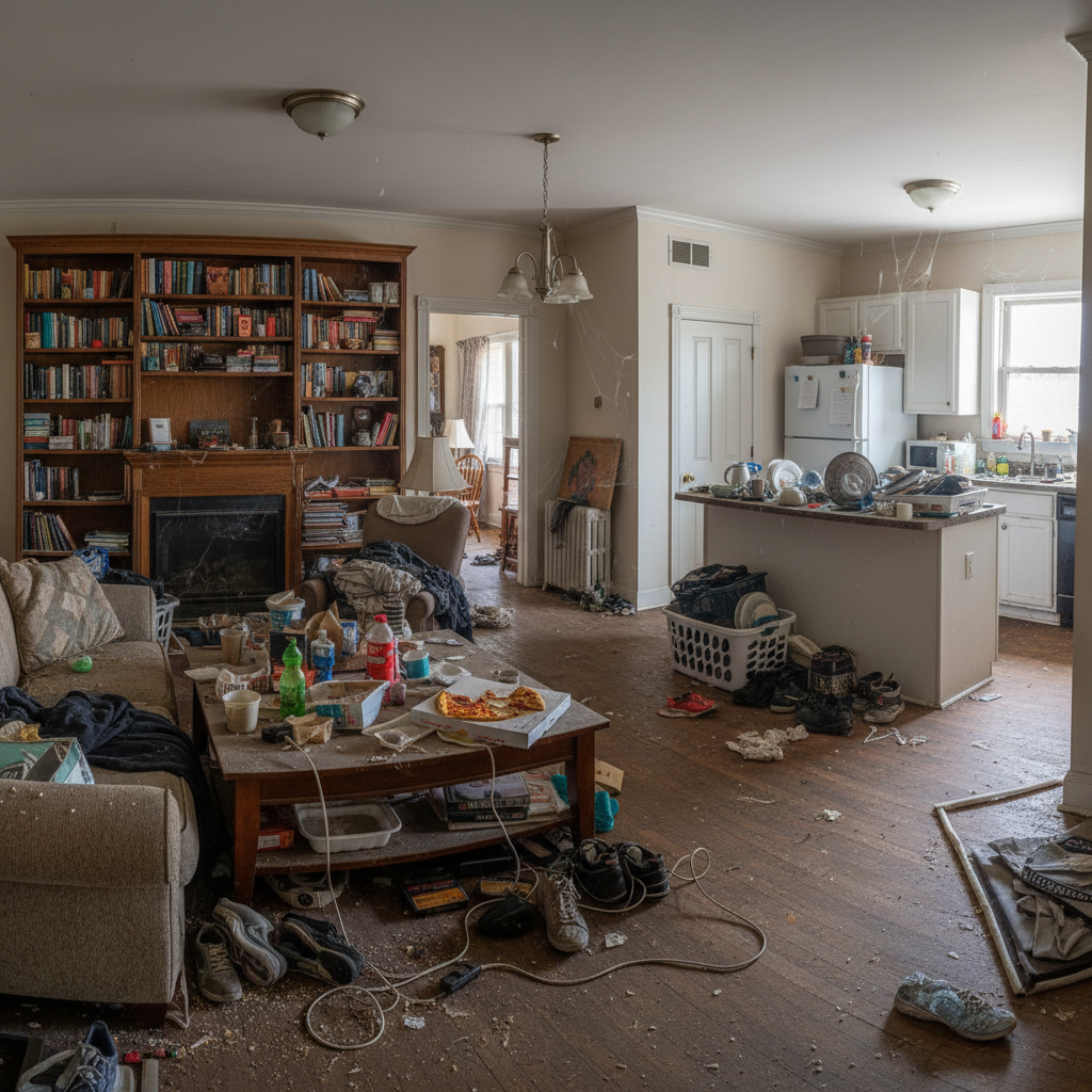 Residential Cleaning before