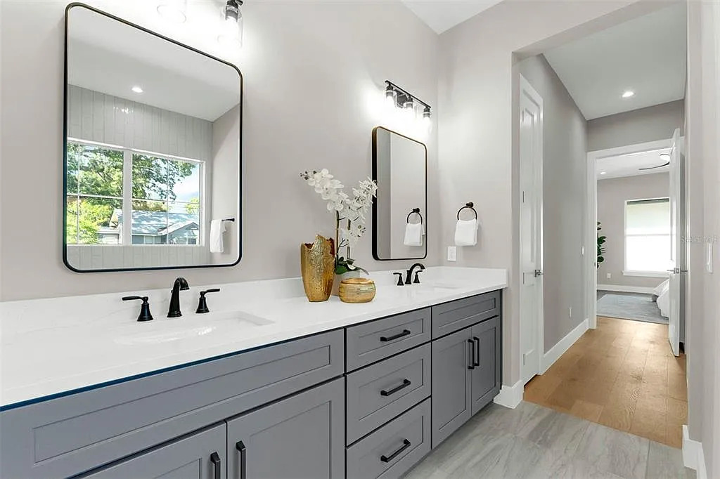 Luxury Vinyl Plank Aspen Grey installed by Flooring Master in Orlando, FL