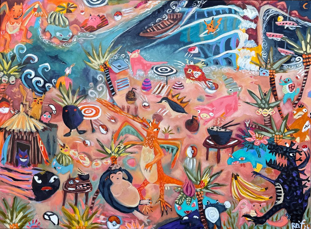 Pokemon Beach by Reif Myers