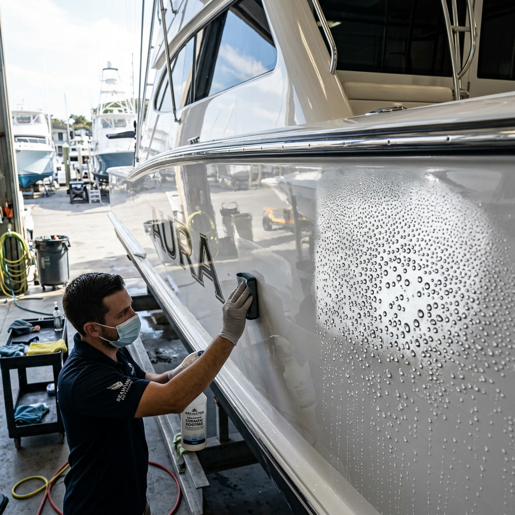 Boat Yard Ceramic Coating Service