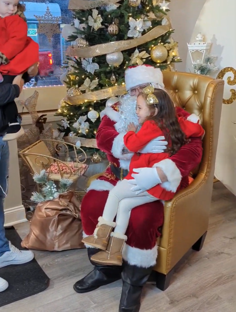 Child with Santa