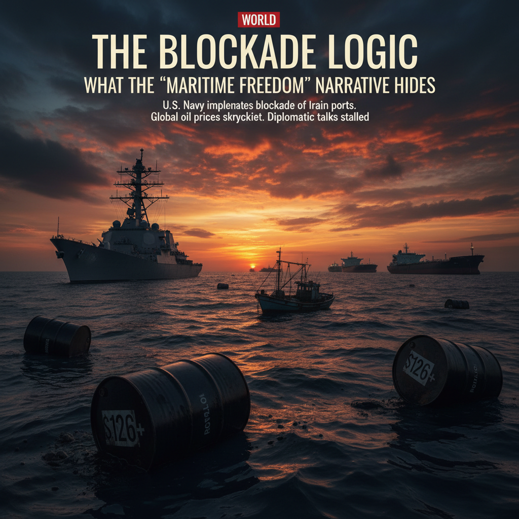 The Blockade Logic: What the 'Maritime Freedom' Narrative Hides
