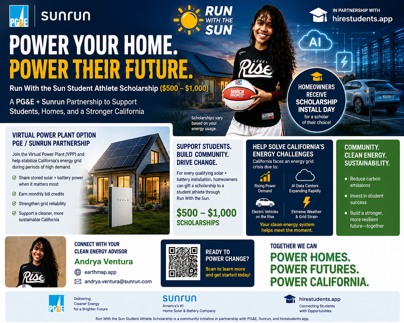 Run With the Sun Scholarship Flyer