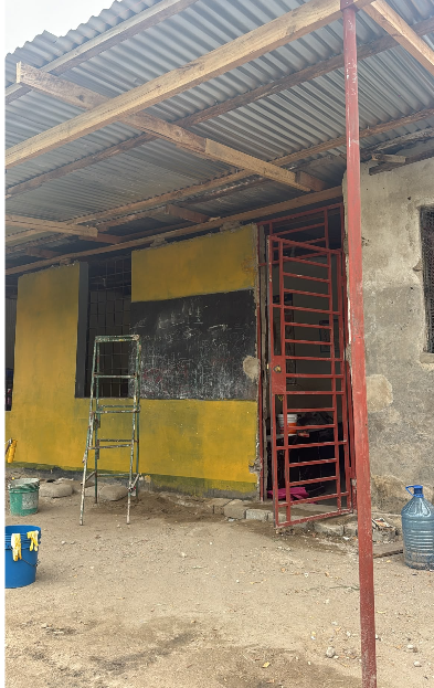 Exterior en renovación