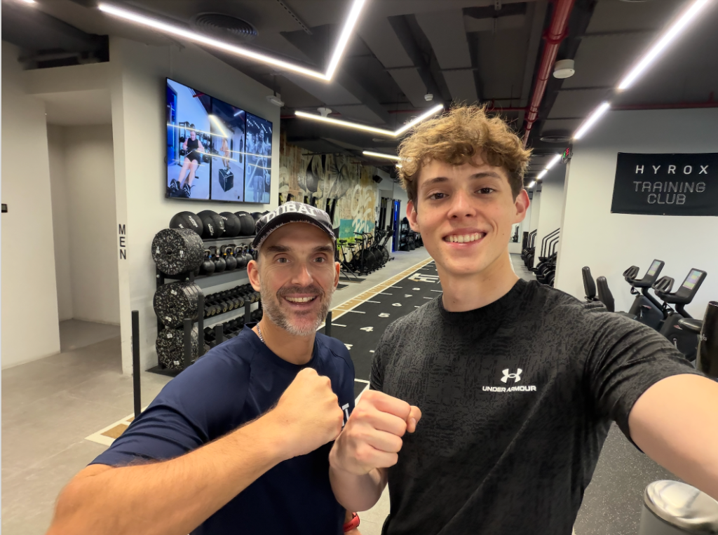 Coaching young athletes at OneFit gym