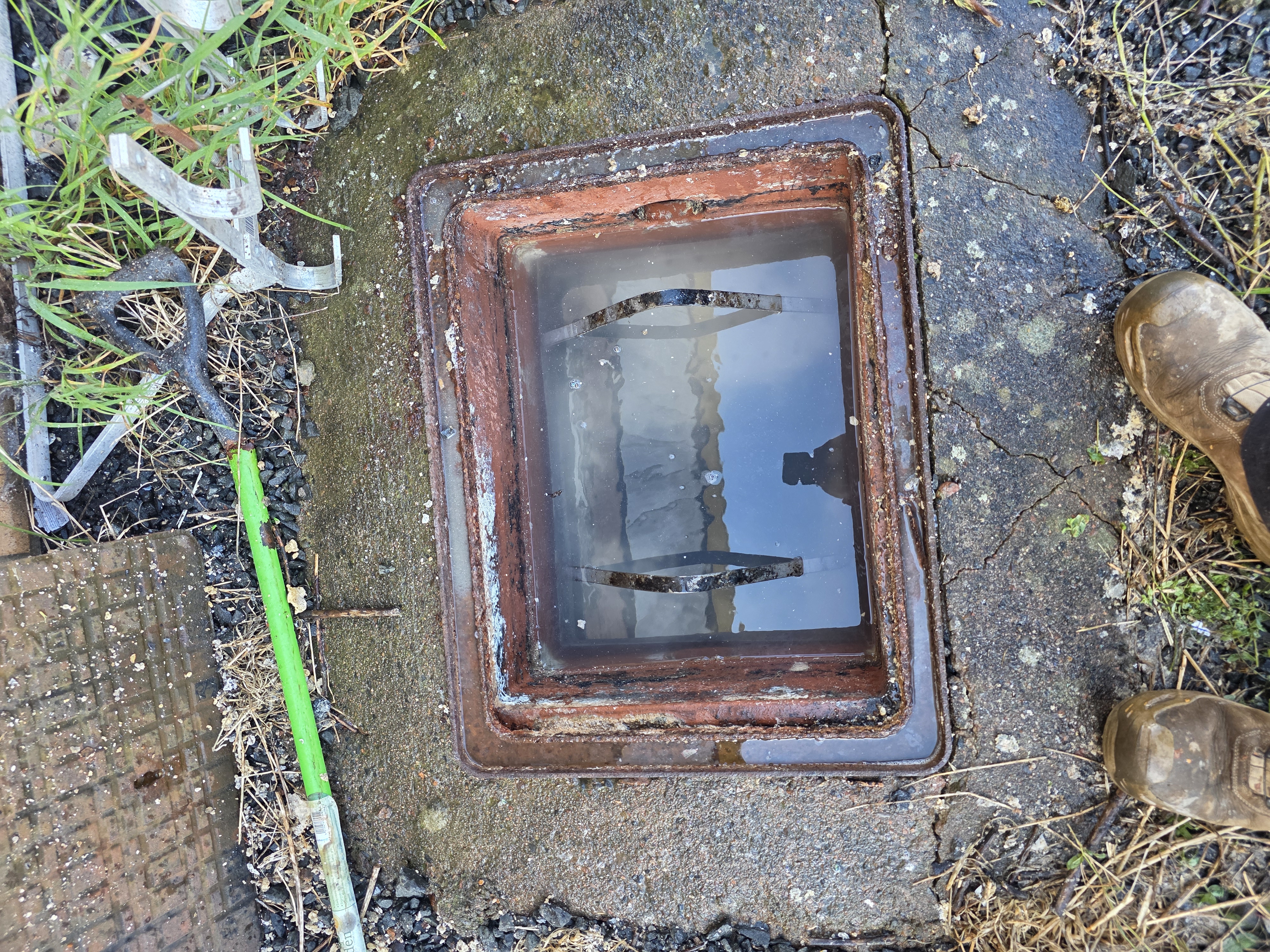 External Grease Trap Cleared — After