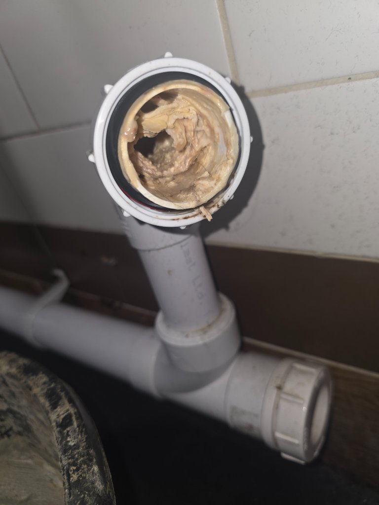 Commercial kitchen drain — emergency jetting