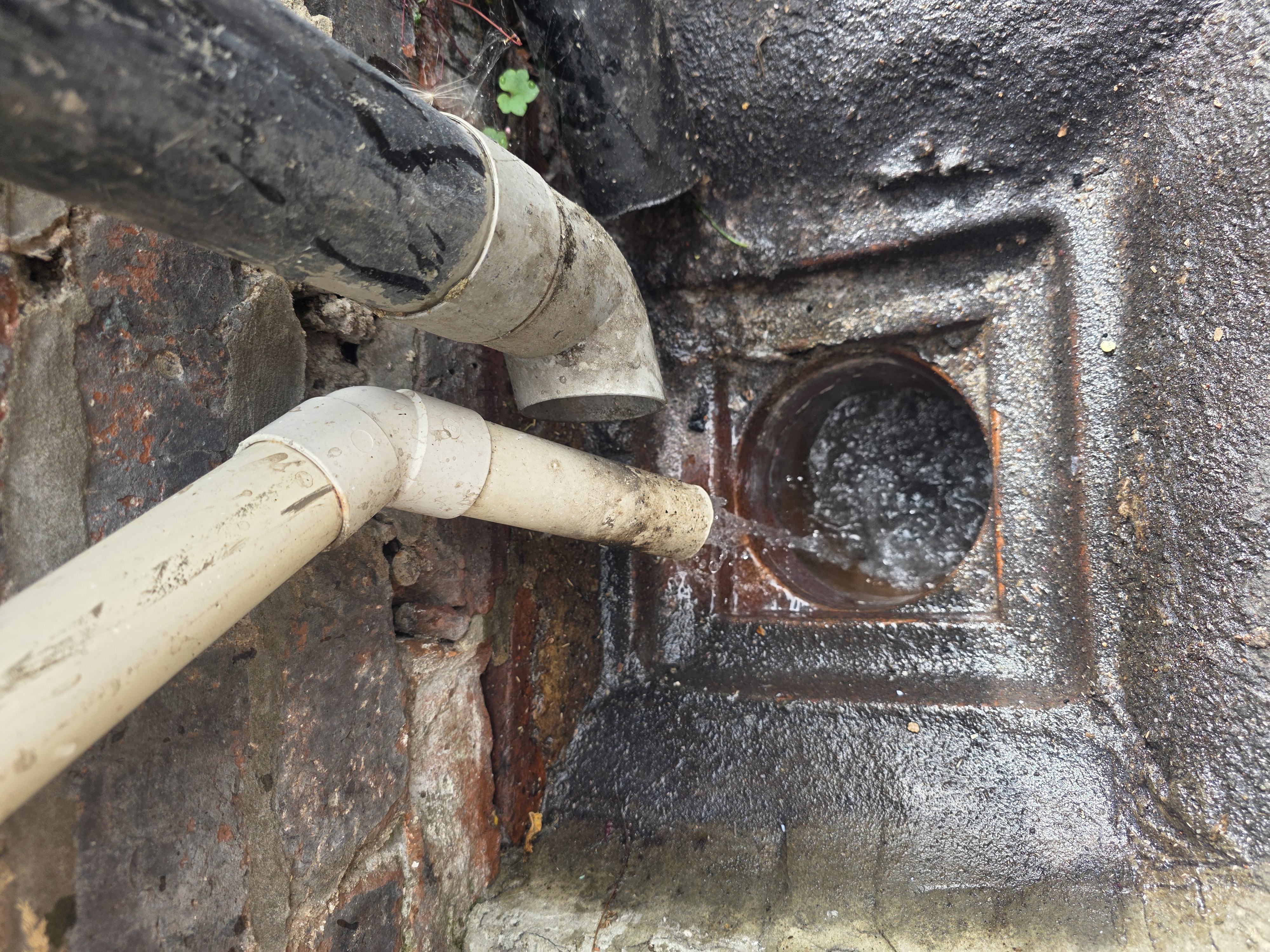 Blocked Gully Cleared and Flowing — After